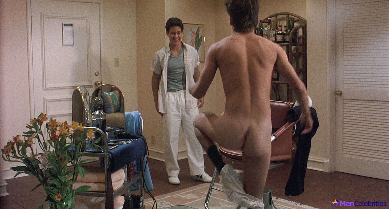 Johnny Depp nude movie scenes.