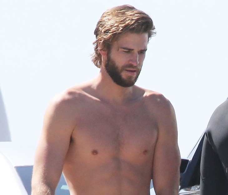 Liam Hemsworth penis nude outdoors