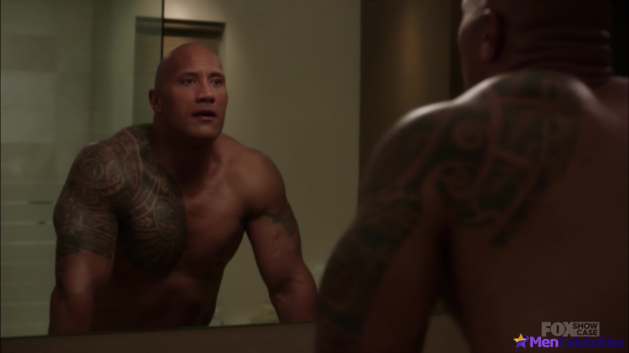 Dwayne Johnson naked NSFW captures.