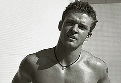 Justin Timberlake shirtless