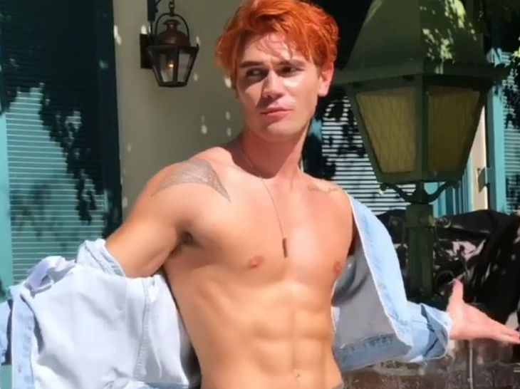 KJ Apa cock