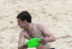 Josh Hutcherson nude on beach