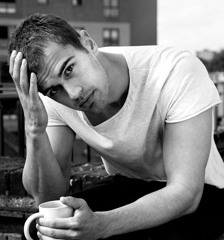 Theo James sexy photoshoot