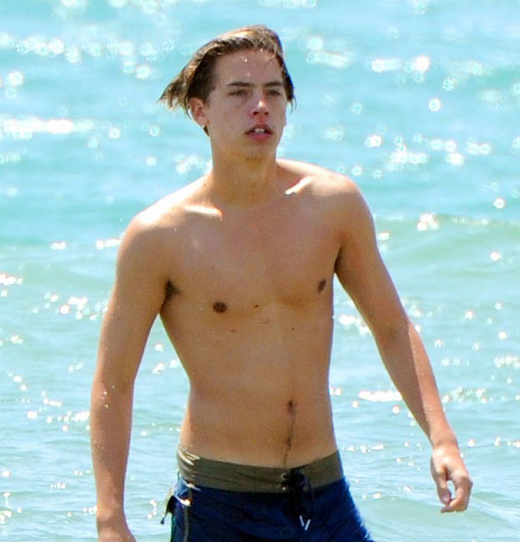 Cole Sprouse cock slip.