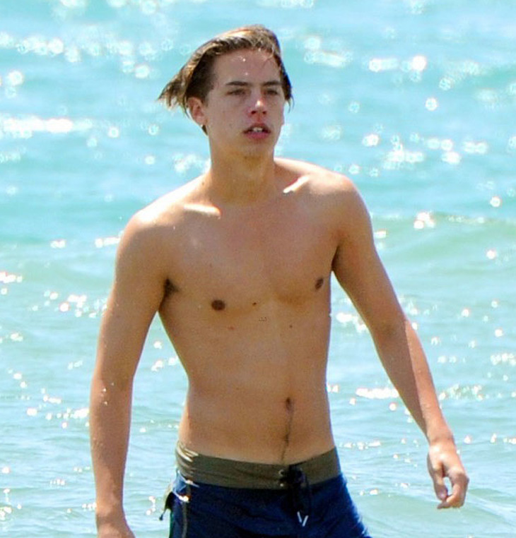 Cole Sprouse cock slip. 