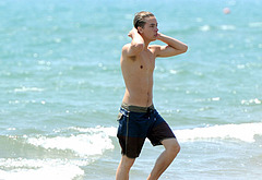 Cole Sprouse sexy beach