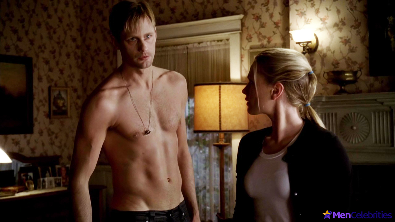 Alexander Skarsgard is completely comfortable appearing naked in the frame....
