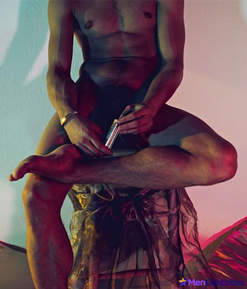Jamie Dornan nude penis photoshoots.