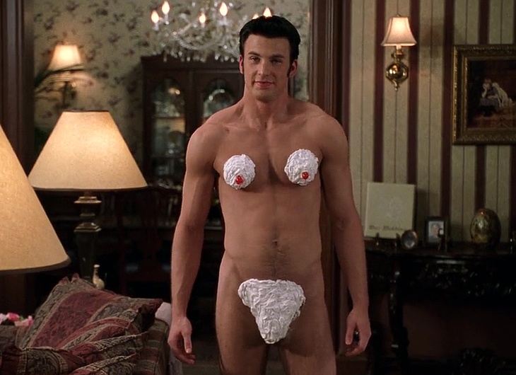 Chris Evans frontal nude