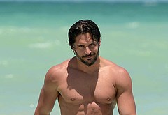 Joe Manganiello shirtless beach