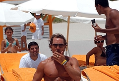 Matthew McConaughey shirtless beach