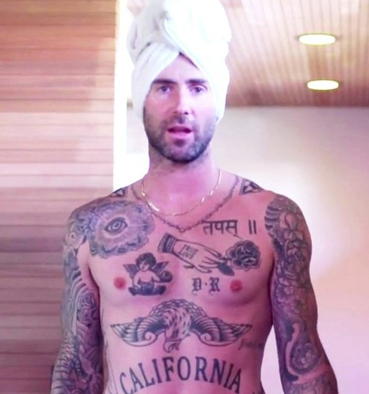 Adam Levine Nude And Erotic Scenes From Music Clips - Men Celebrities