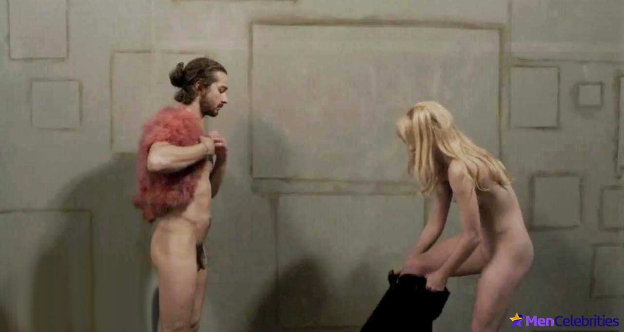 Shia LaBeouf frontal nude and sex scenes.