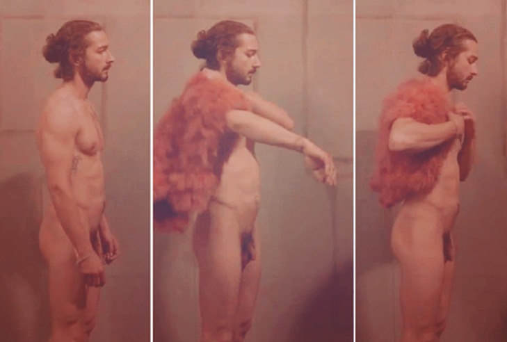 Shia LaBeouf frontal nude and sex scenes.