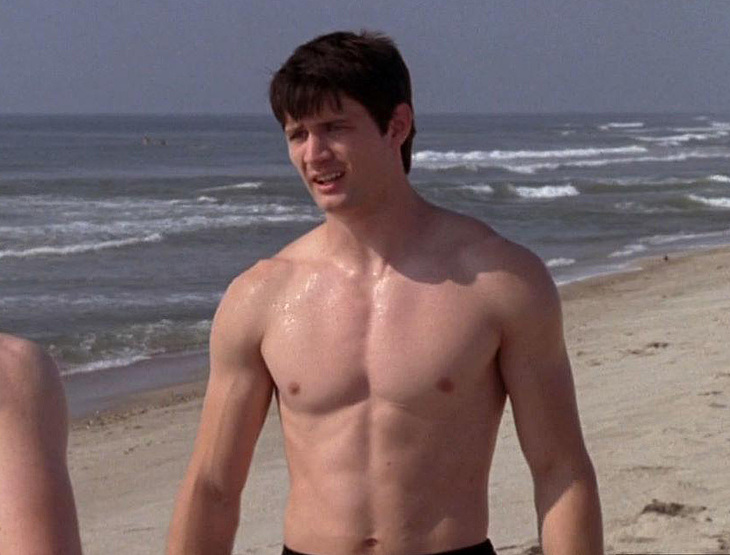 James Lafferty nudes on beach.