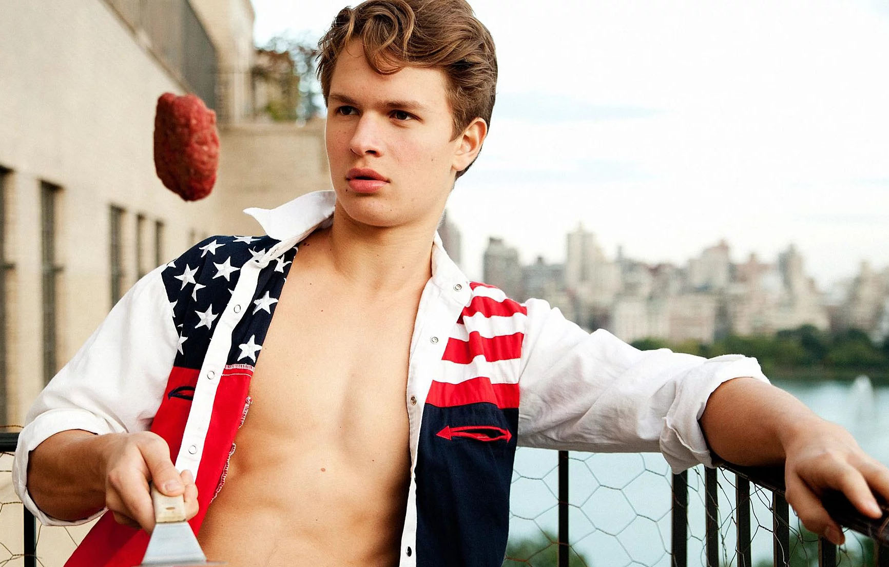 Ansel Elgort Nude And Huge Bulge Photos