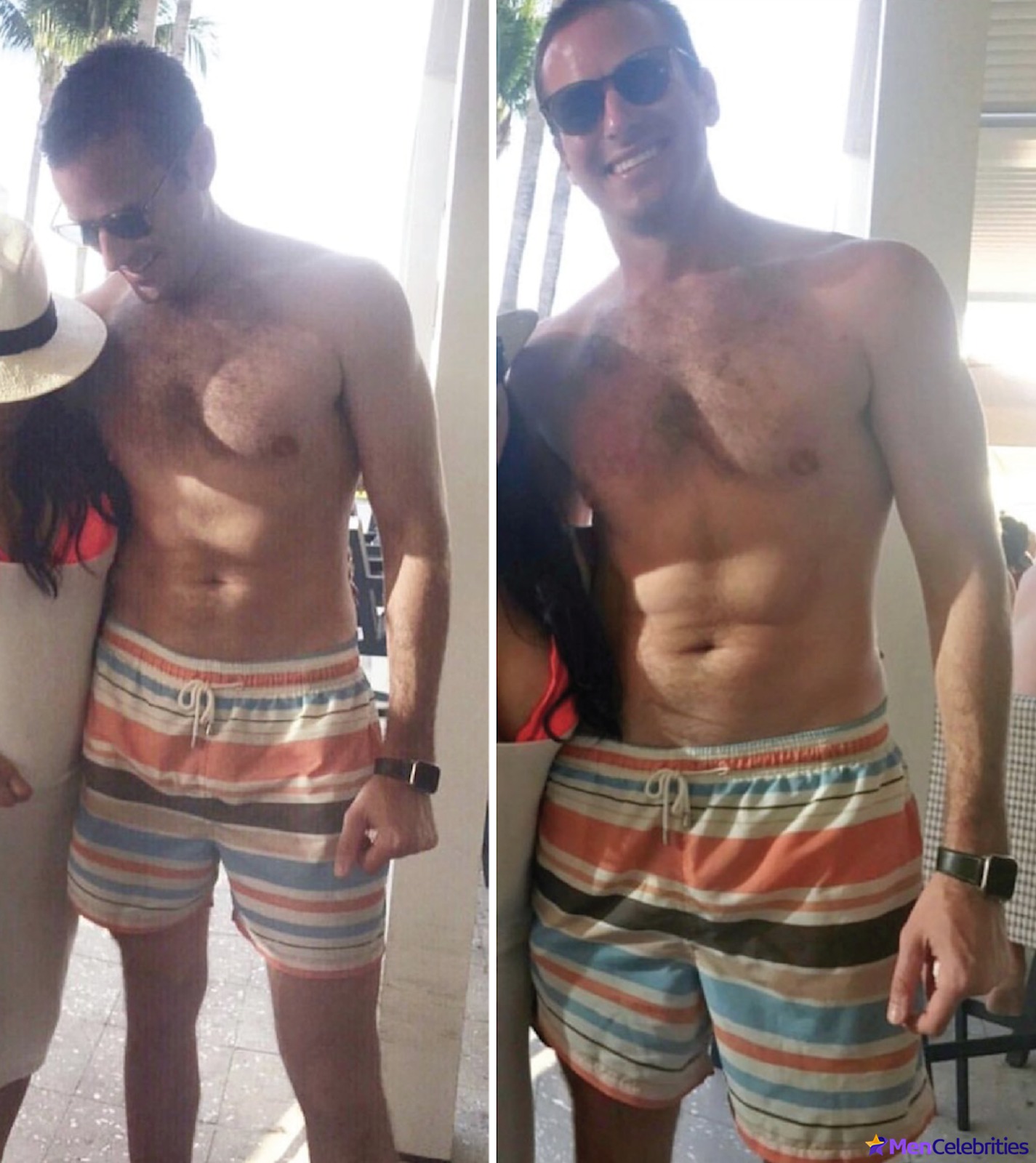 Paparazzi often take pictures of Armie Hammer shirtless. 