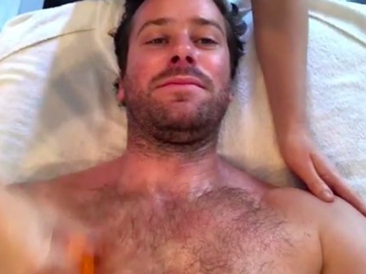 Armie Hammer selfie nude pics.