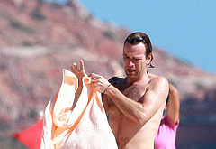 Ewan McGregor shirtless shots