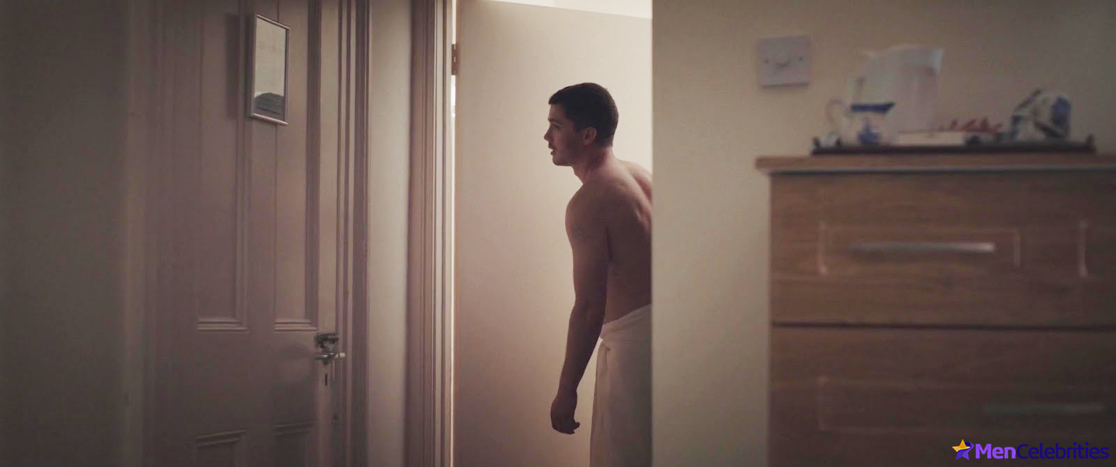 Logan Lerman naked movie scenes.