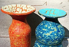 Seth Rogen ceramic vase