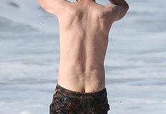 Keanu Reeves nude beach