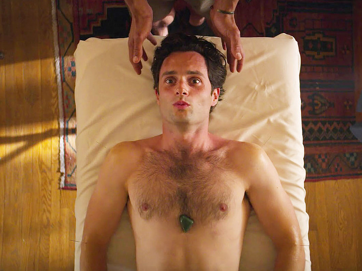 Penn Badgley frontal nude