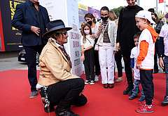 Johnny Depp at the at Rome Film Festival 