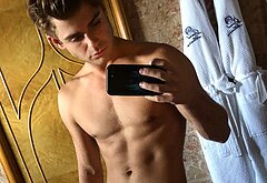 Garrett Clayton nude selfie
