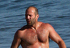 Jason Statham bulge beach photos