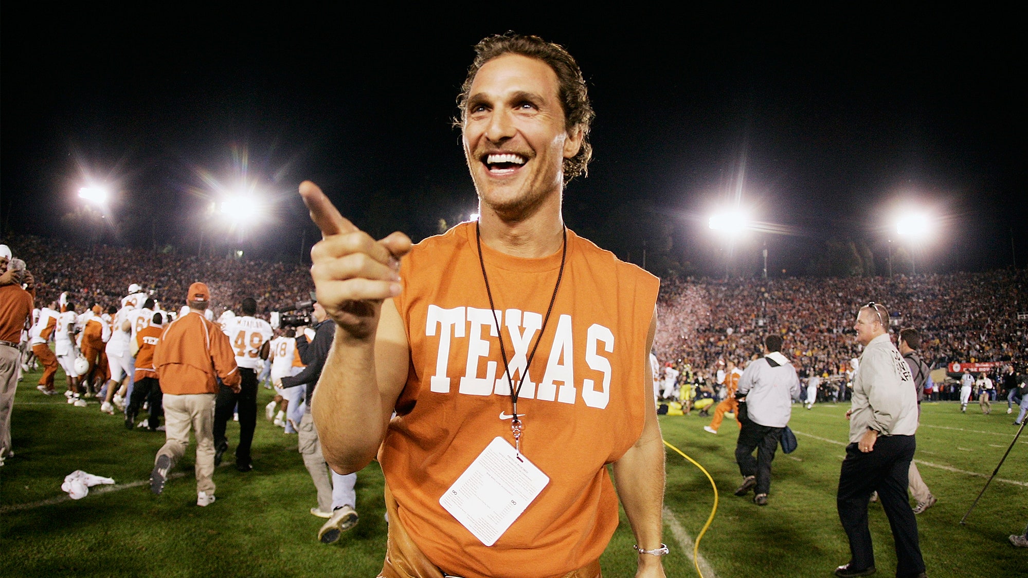 Matthew McConaughey is the top contender for governor – 45% of Texans would vote for him!