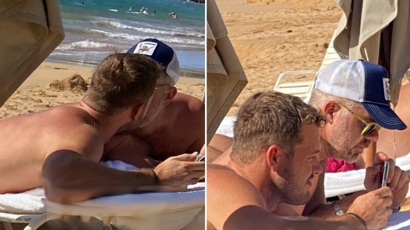 Colton Underwood kissing new boyfriend in Hawaii