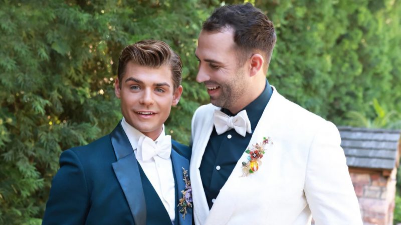 Garrett Clayton and Blake Knight’s fairytale wedding – how it was