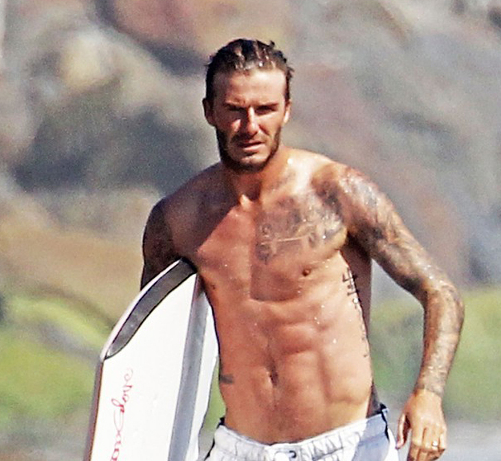 David Beckham frontal nude