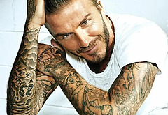 David Beckham oops