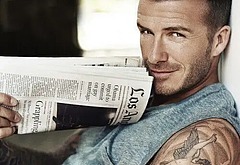 David Beckham photoshoots