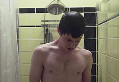 Dylan Minnette nude in shower