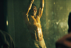 Jonathan Majors shirtless movie scenes