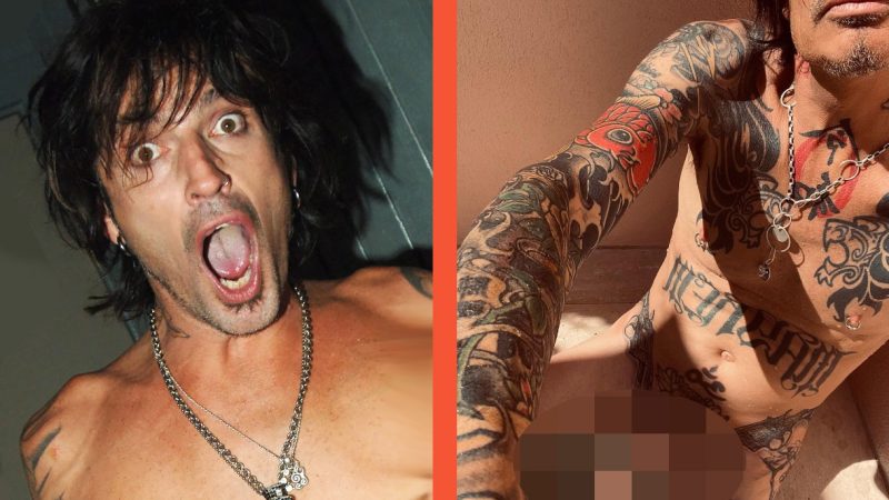 Tommy Lee is blowing up Instagram with his frontal nude pics!