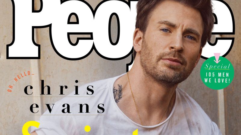 Chris Evans got the title of the sexiest man of the year!