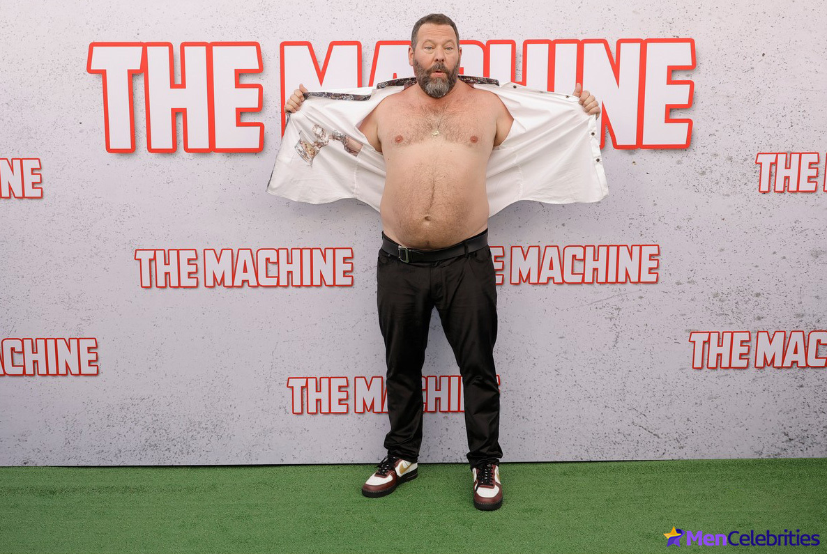 Bert Kreischer strips down to the waist at ‘The Machine’ premiere