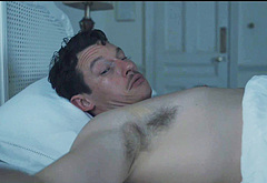 Callum Turner shirtless movie scene