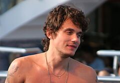 John Mayer shirtless