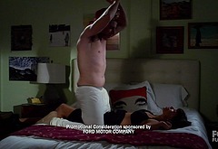 Max Greenfield bulge