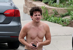 Charlie Puth shirtless