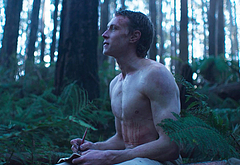 George MacKay shirtless