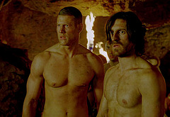 Tom Hopper shirtless