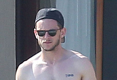 Jamie Bell nude torso