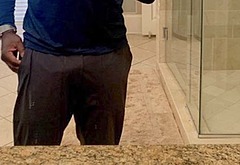 Shannon Sharpe cock bulge