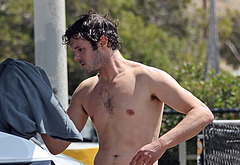 Adam Brody penis bulge